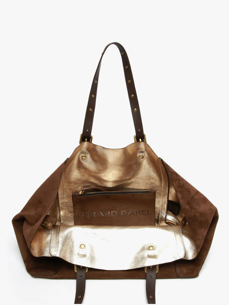 Sac Porté épaule Folk Light Cuir Gerard darel Marron folk light DCS45405 vue secondaire 3