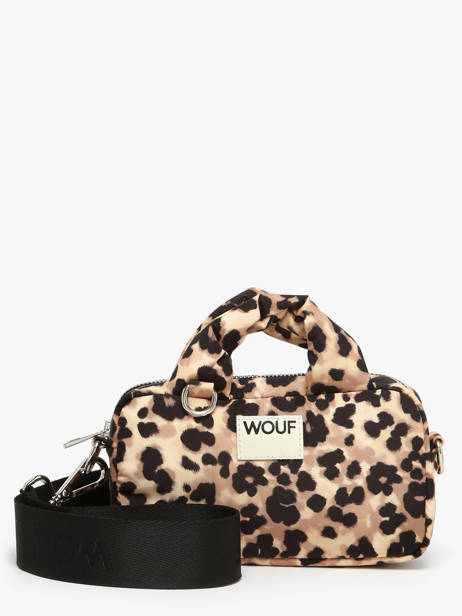 Sac Bandoulière Feline Polyester Recyclé Wouf Marron feline BM250020