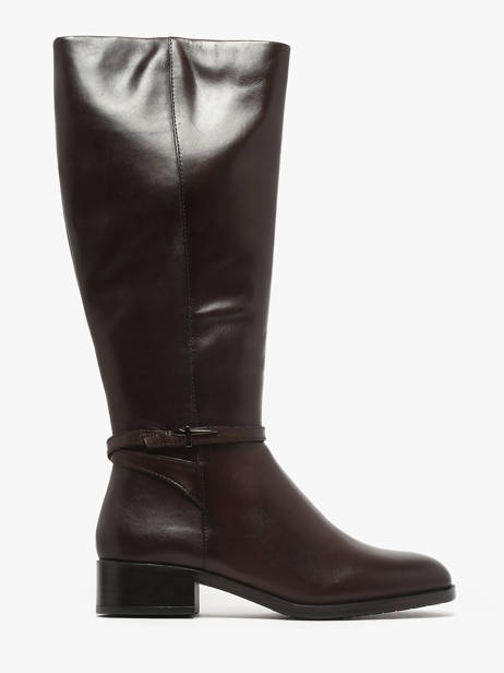 Bottes Cavalières En Cuir Tamaris Marron accessoires 43