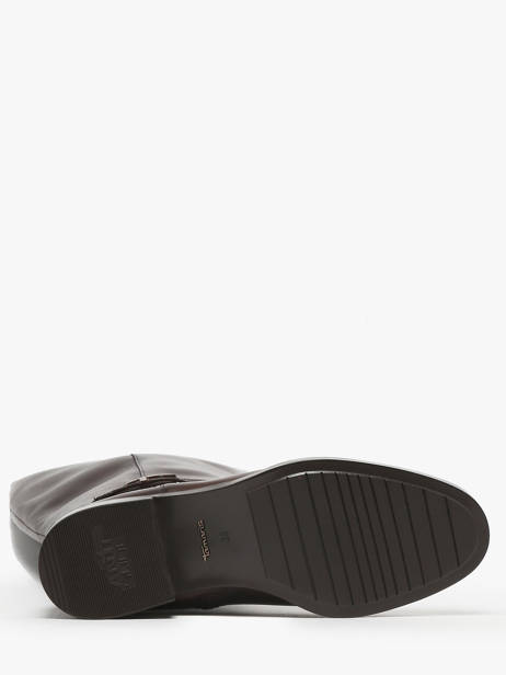 Bottes Cavalières En Cuir Tamaris Marron accessoires 43 vue secondaire 4
