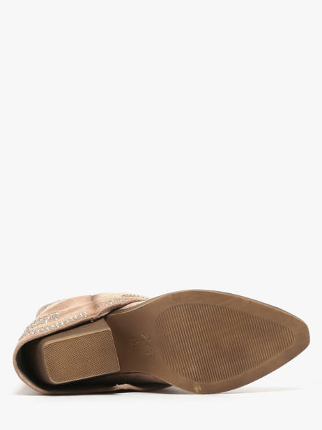 Santiags Xti Beige women 144467 vue secondaire 4