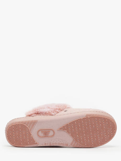 Chaussons Isotoner Rose accessoires 97416 vue secondaire 4