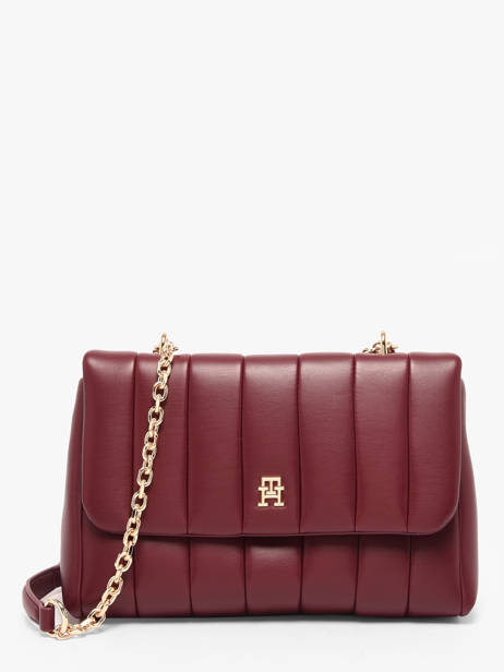 Sac Bandoulière Th Grace Polyurethane Tommy hilfiger Rouge th grace AW17669