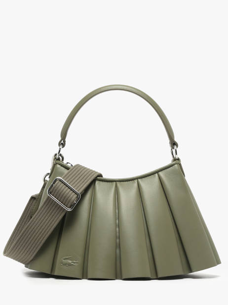 Sac Porté épaule Lenglen Cuir Lacoste Vert lenglen NU5011DP