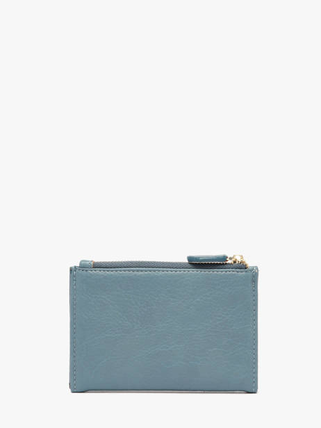 Wallet Zip Lulu castagnette Blue zip CAPOR036 other view 2