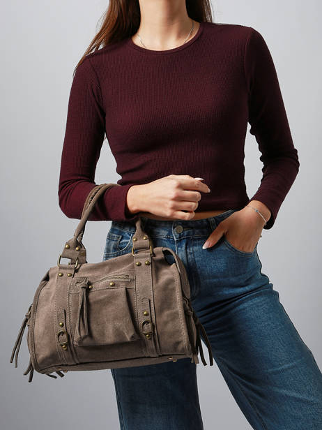 Sac Porté épaule Velvet Milano Marron velvet VE24094 vue secondaire 1