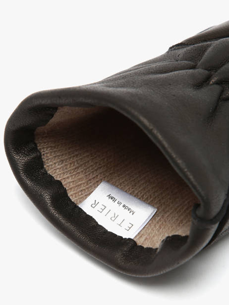 Gants Homme Cuir Etrier Noir accessoires EGLO603G vue secondaire 2