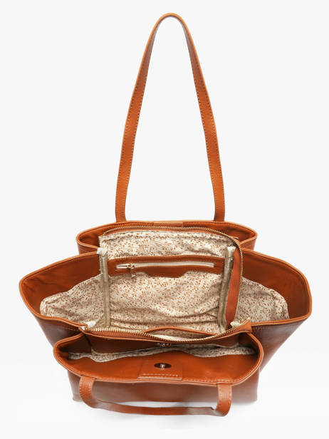 Sac Porté épaule Helena Cuir Francinel Marron helena 22947 vue secondaire 2