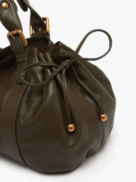 Sac Porté épaule Icone Cuir Gerard darel Vert icone DCS01410 vue secondaire 2
