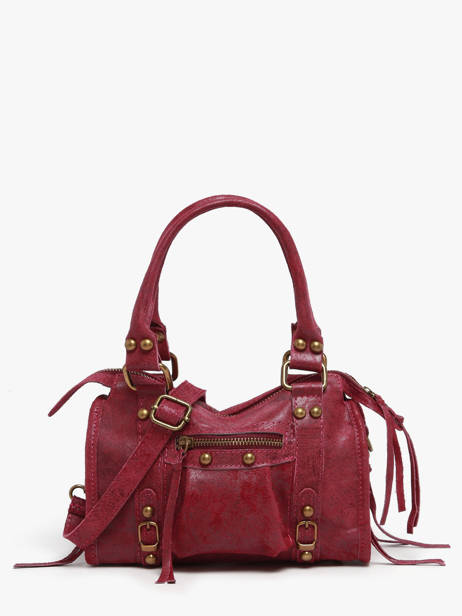 Sac Porté Main Spazzolato Cuir Milano Rouge spazzolato SP24093