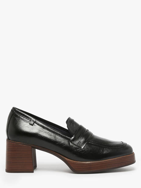 Mocassins Cristel En Cuir Dorking Noir accessoires D9334