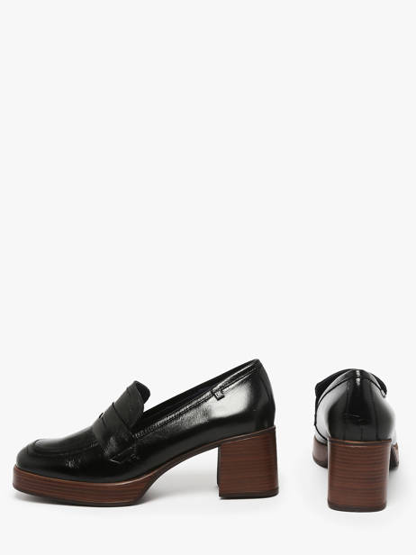 Mocassins Cristel En Cuir Dorking Noir accessoires D9334 vue secondaire 2