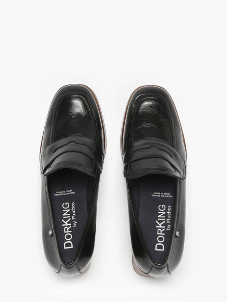 Mocassins Cristel En Cuir Dorking Noir accessoires D9334 vue secondaire 3