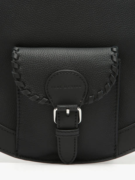 Sac Hobo M Cuir Paul marius Noir vintage M vue secondaire 2