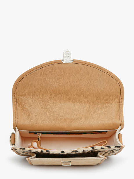 Sac Bandoulière Melle George Léopard Cuir Paul marius Marron leopard GEORGLEO vue secondaire 2