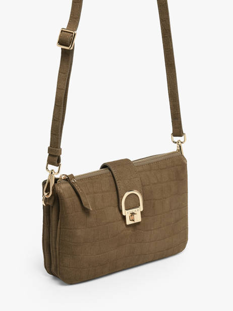 Sac Bandoulière Equestre Croco Cuir Etrier Marron equestre croco EECQ0143 vue secondaire 2