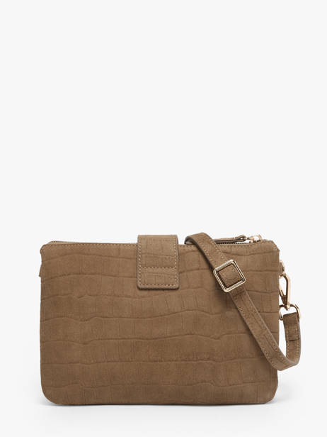 Sac Bandoulière Equestre Croco Cuir Etrier Marron equestre croco EECQ0143 vue secondaire 4