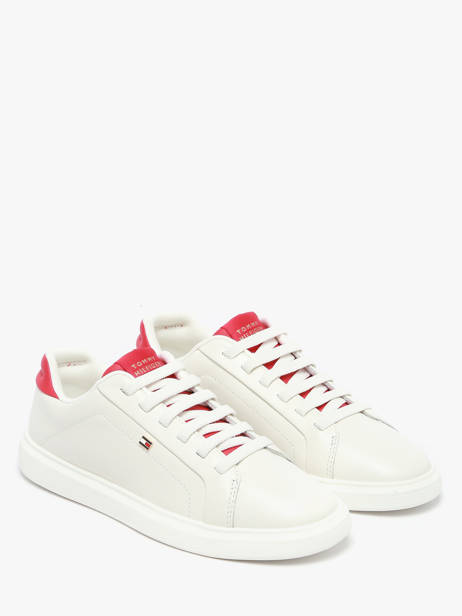 Sneakers En Cuir Tommy hilfiger Blanc accessoires 89480GI vue secondaire 1