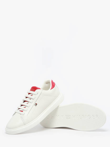 Sneakers En Cuir Tommy hilfiger Blanc accessoires 89480GI vue secondaire 2