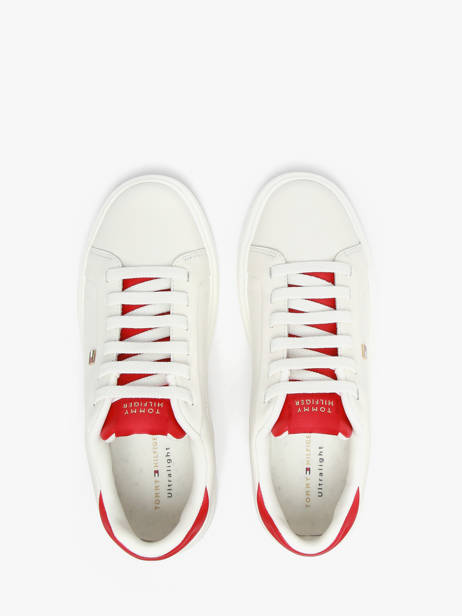 Sneakers En Cuir Tommy hilfiger Blanc accessoires 89480GI vue secondaire 3