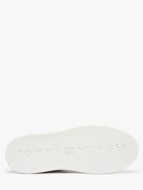 Sneakers En Cuir Tommy hilfiger Blanc accessoires 89480GI vue secondaire 4