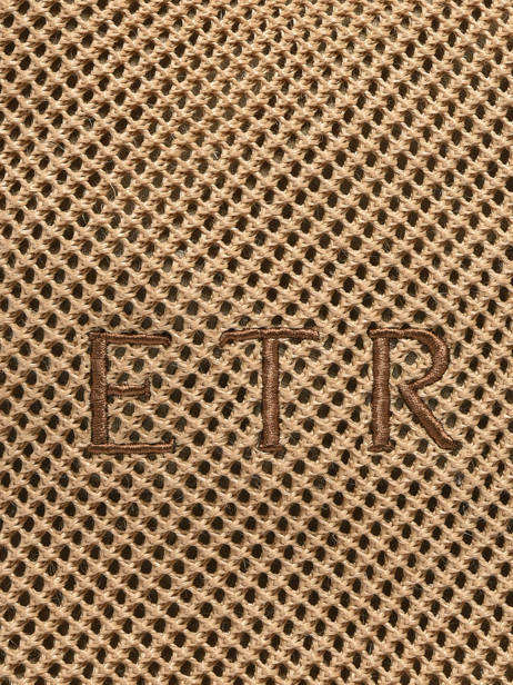 Shoulder Bag Baobab Leather Etrier Beige baobab EBAO154M other view 5