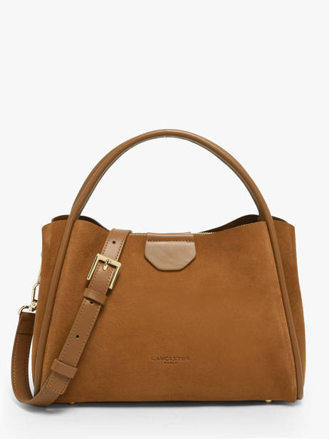Satchel Suede Ida Leather Lancaster Brown suede ida 101