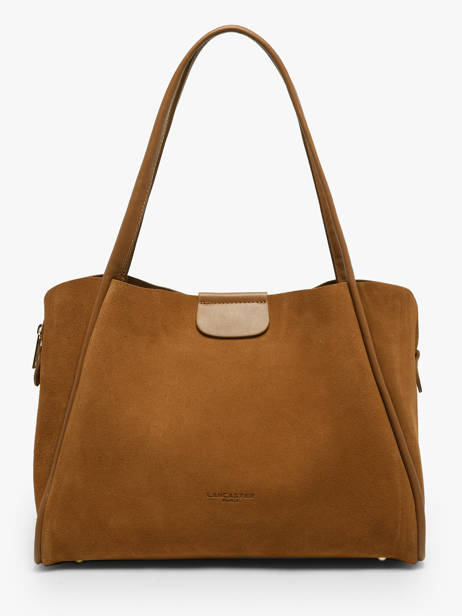 Sac Porté épaule Suede Ida Cuir Lancaster Marron suede ida 102