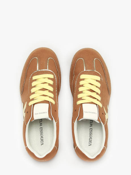 Sneakers Vanessa wu Marron accessoires BK2837CM vue secondaire 3