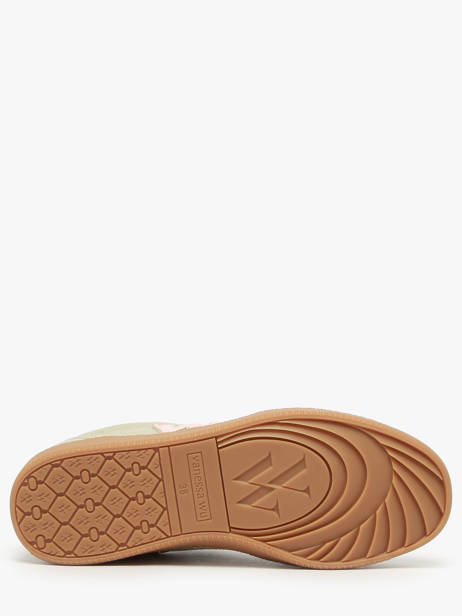 Sneakers Vanessa wu Vert accessoires BK2837VT vue secondaire 4