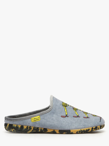 Chaussons La maison de l'espadrille Gris men 6 vue secondaire 1