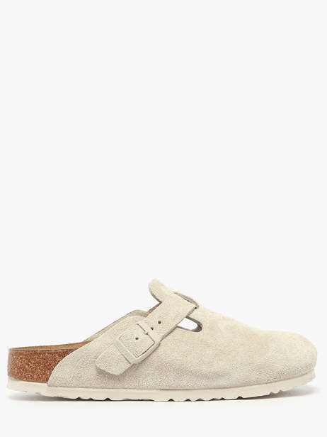 Mules En Cuir Birkenstock Blanc accessoires 1031662