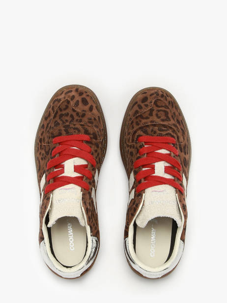 Sneakers En Cuir Coolway Marron accessoires 7603298 vue secondaire 3