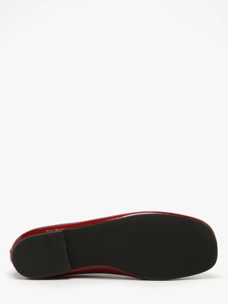 Ballerines En Cuir Alohas Rouge accessoires 10077602 vue secondaire 4