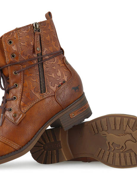 Bottines Mustang Marron accessoires 1229508 vue secondaire 3