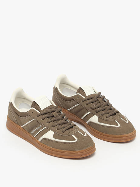 Sneakers En Cuir Tommy hilfiger Marron accessoires 2838RBM vue secondaire 1