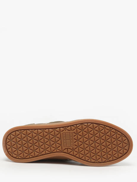Sneakers En Cuir Tommy hilfiger Marron accessoires 2838RBM vue secondaire 4