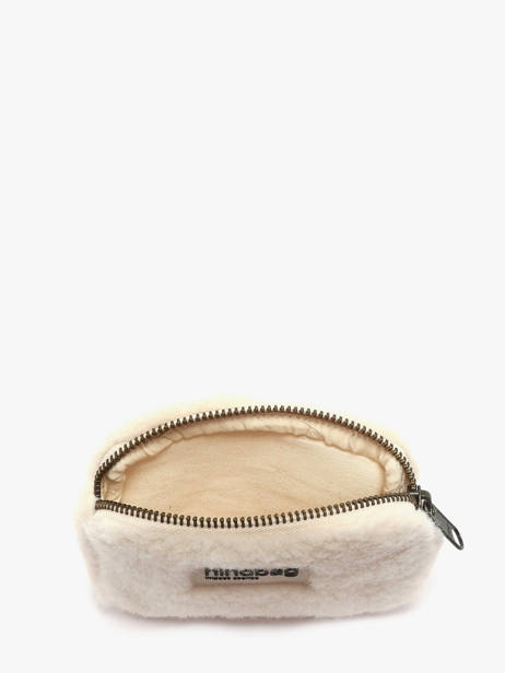Porte-monnaie Hindbag Beige teddy TE vue secondaire 1
