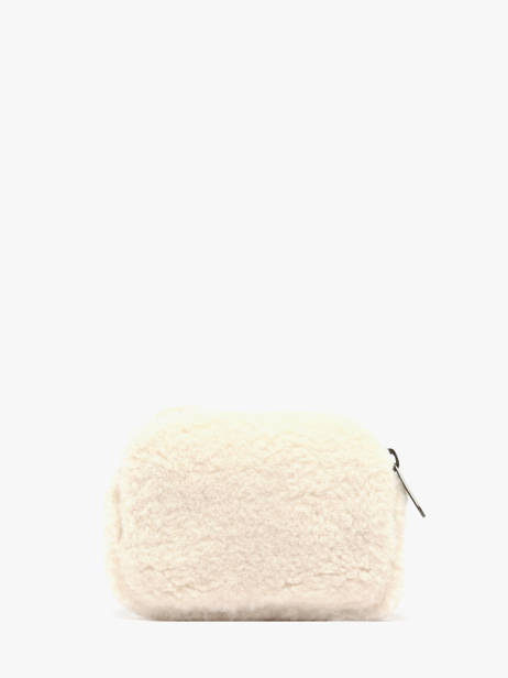 Porte-monnaie Hindbag Beige teddy TE vue secondaire 2