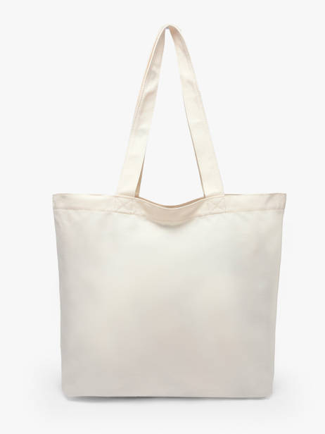 Sac Porté épaule Tote Bag 3 Lines Coton Lancaster Beige tote bag 3 lines 6 vue secondaire 3