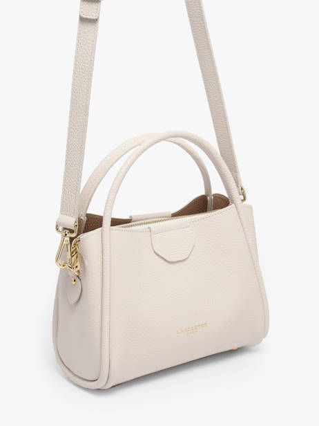 Sac à Main Ida Double Cuir Lancaster Blanc ida double 83 vue secondaire 1