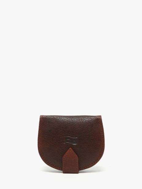 Coin Purse Caviar Leather Crinkles Brown caviar 14239