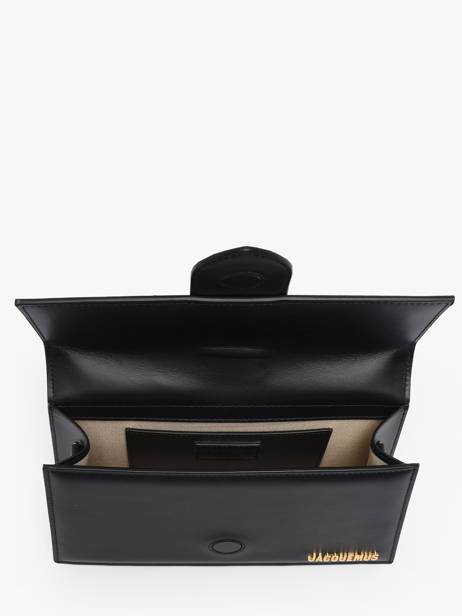 Preloved Leather Grand Bambino Crossbody Bag Jacquemus Black second life 1566393 other view 5