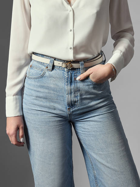 Belt Elmswood Lauren ralph lauren Beige elmswood 12P04418 other view 2