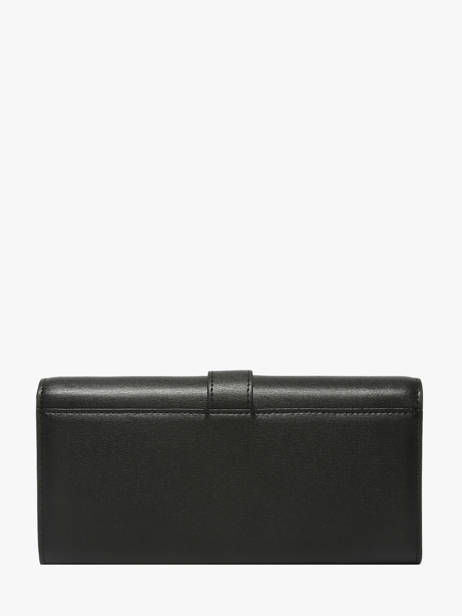 Leather Padlock Wallet Karl lagerfeld Black k autograph B1W32026 other view 2