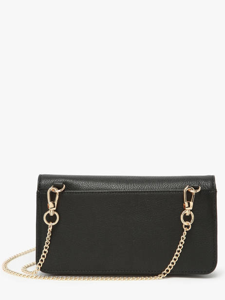 Sac Pochette Luna Cuir Avec Chaînette Amovible Hexagona Noir luna 688422 vue secondaire 5