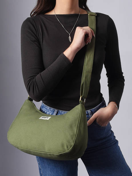 Sac Bandoulière Rosa Coton Hindbag Vert best seller ROSA vue secondaire 1
