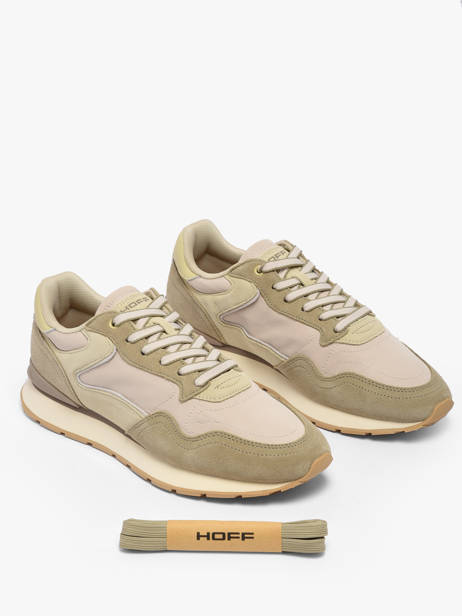 Sneakers In Leather Hoff Green men 12602006 other view 2