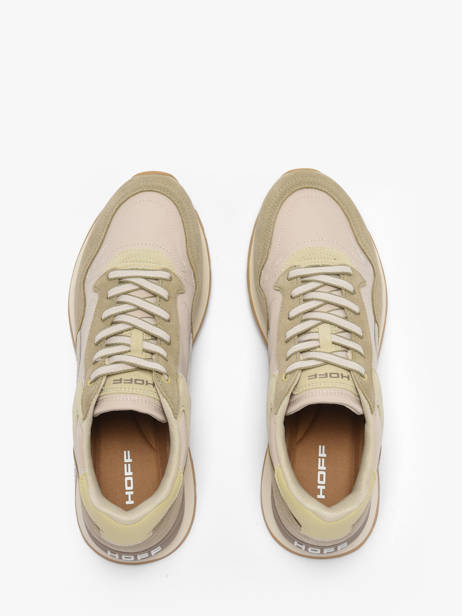 Sneakers In Leather Hoff Green men 12602006 other view 4