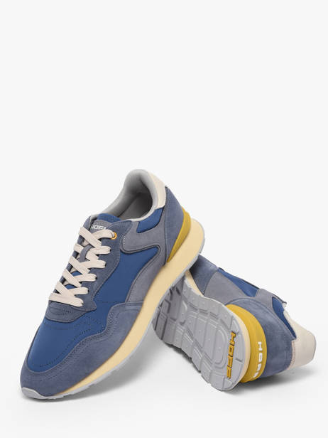 Sneakers In Leather Hoff Blue men 12602011 other view 3